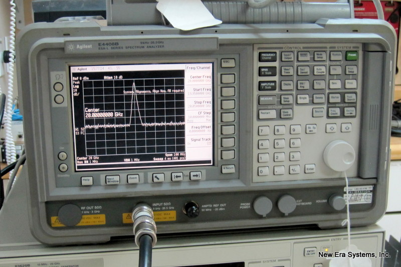 Agilent E4408B ESA L-Series Spectrum Analyzer.